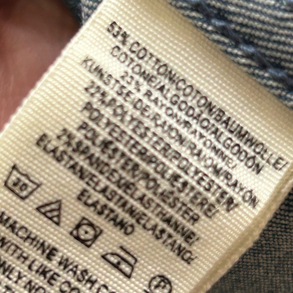 NWT Free People Denim Skirt (size 12) - Picture 4 of 8